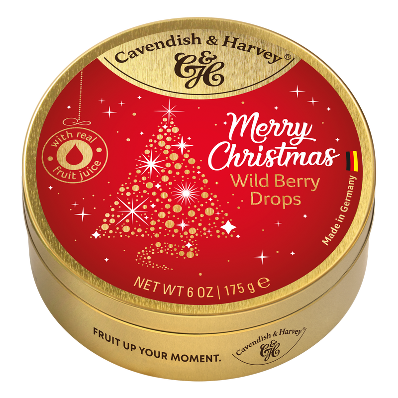 Cavendish & Harvey Merry Christmas Wild Berry Drops NK 175g