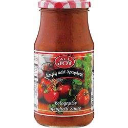 All Joy Sauces Spaghetti Bolognaise 485g