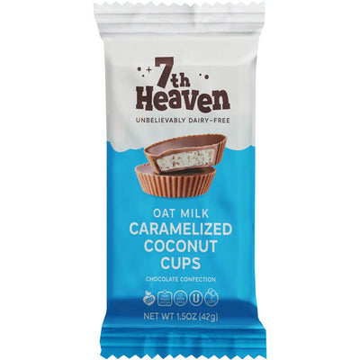 7th Heaven Coconut Cream Cups Oat Milk Chocolate 42g