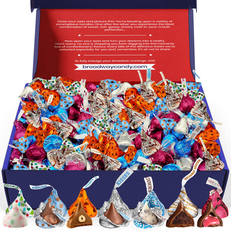 Blissful Kisses by Broadway Candy | 900g Assortment of Hershey&