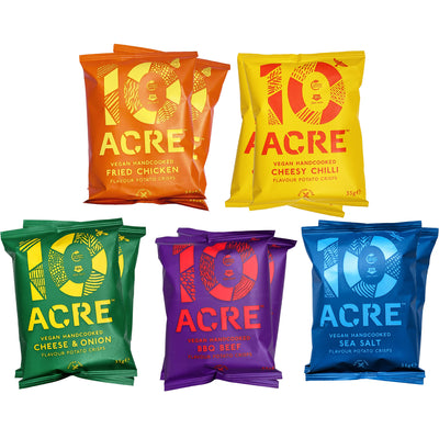 Ten Acre Crisps Variety | Pack of 10 x 35g bags by Broadway Candy