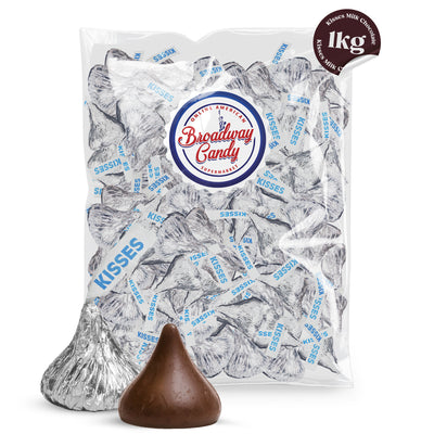 BULK Hershey's Kisses Silver 1kg