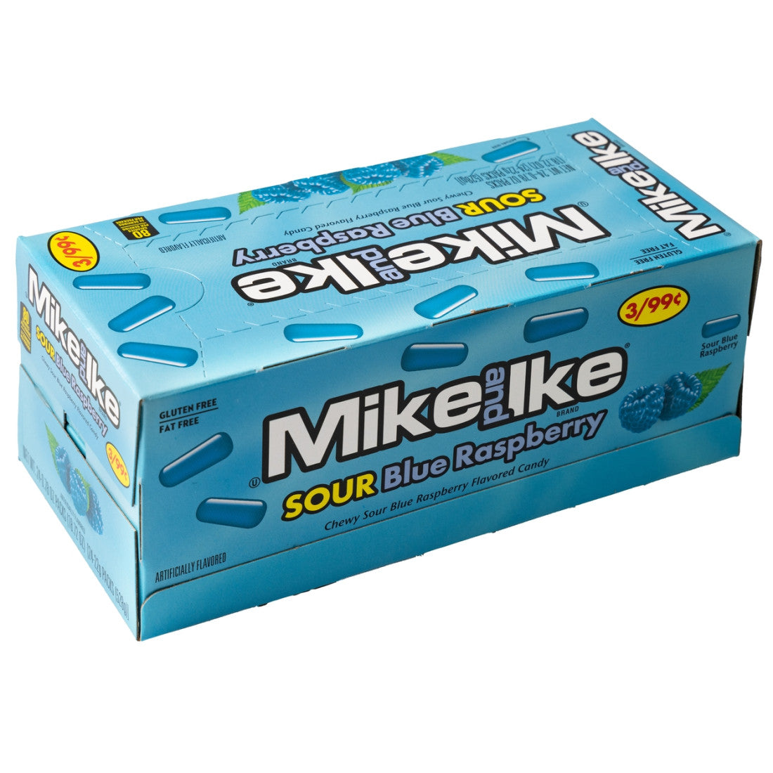 Mike And Ike Pack of 24 x 22g Sour Blue Raspberry – Broadway Candy