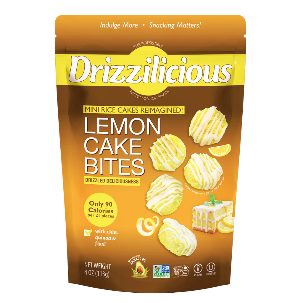 Drizzilicious Mini Rice Cakes Lemon Cake Bites 113g – Broadway Candy