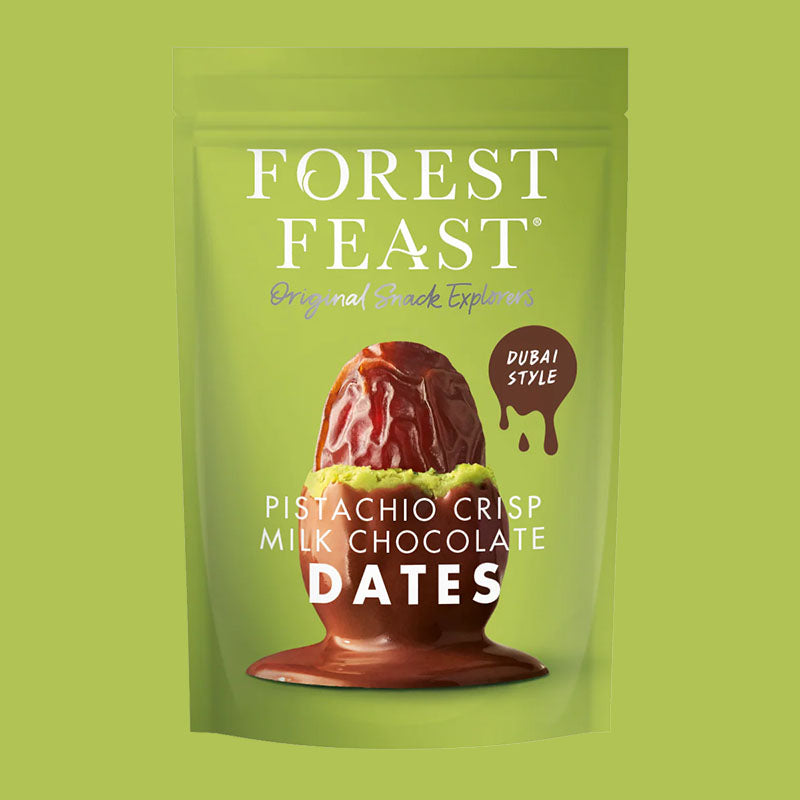 Forest Feast Pistachio Crisp Milk Chocolate Dates  NK 120g