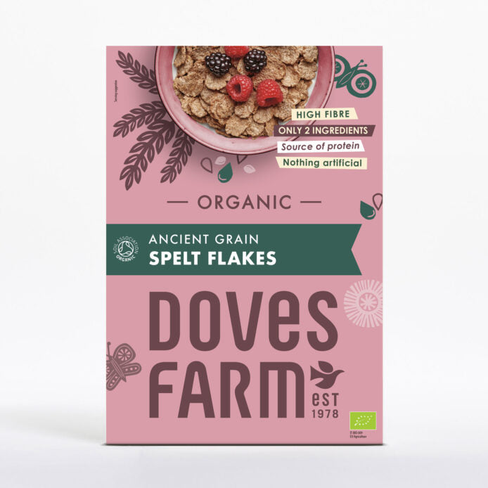Doves Farm Organic Ancient Grain Spelt Flakes 375g