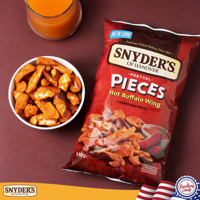 Snyders Pretzel Pieces Variety Pack | 110g Bags | 4 Assorted Flavours