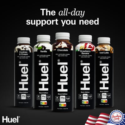 Huel RTD Shake Black Edition Variety Pack | 5 Assorted Flavours