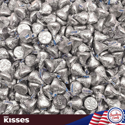 BULK Hershey's Kisses Silver 1kg