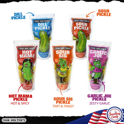 Van Holten's Pickle-In-A-Pouch Variety | 5 Pack by Broadway Candy