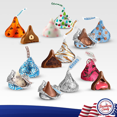 Blissful Kisses by Broadway Candy | 900g Assortment of Hershey's Kisses