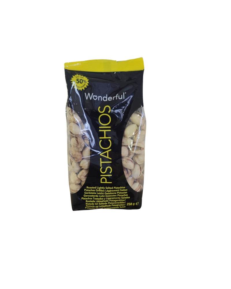 Wonderful Nuts Pistachios Roasted & Lightly Salted 250g