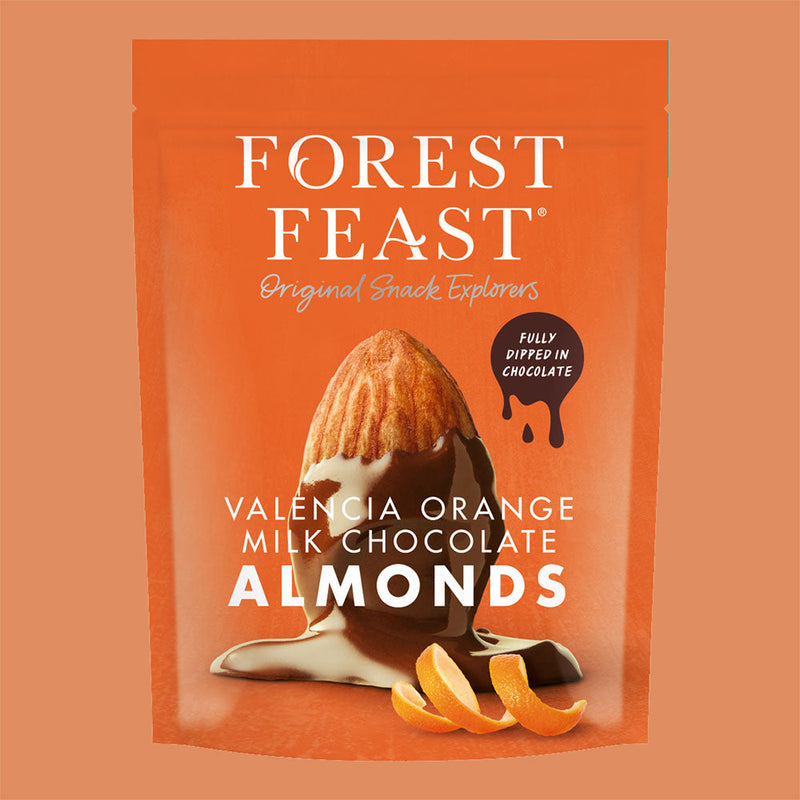 Forest Feast Valencia Orange Milk Chocolate Almonds NK 120g