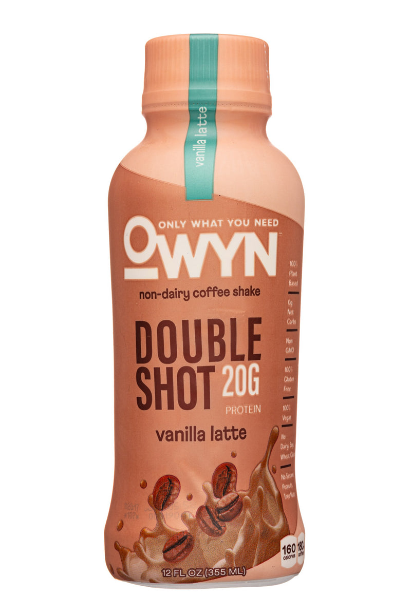 OWYN Double Shot Vanilla Latte 355ml (12fl oz) **Expired 01/04/2025**
