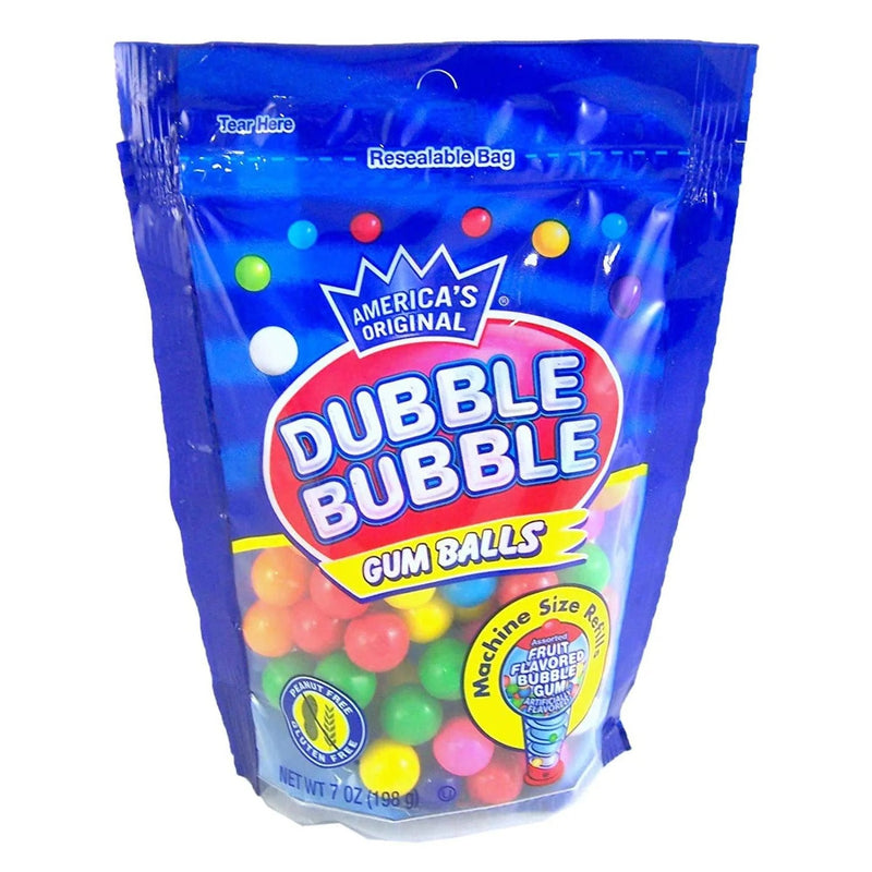 Dubble Bubble Assorted Gumballs 198g (7oz)