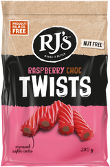 Raspberry Choc Twist 280g