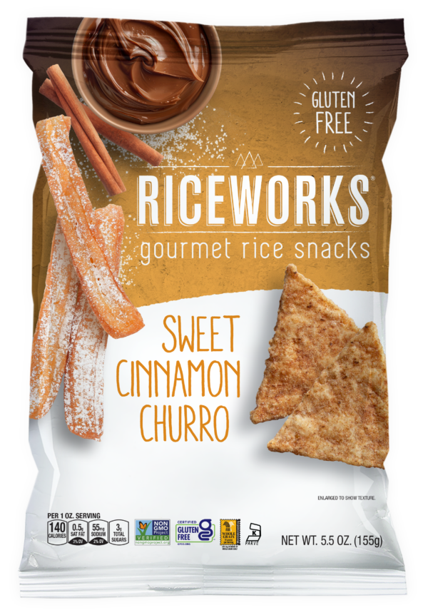 Riceworks Sweet Cinnamon Churro 155g – Broadway Candy