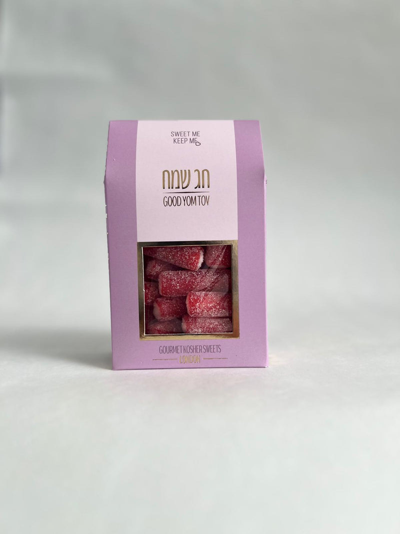 SMKM - Sour Candy - Strawberry Pencils | Gift Box | Good Yom Tov 160g