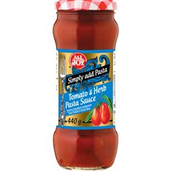 All Joy Pasta Sauce Tomato & Herb 440g