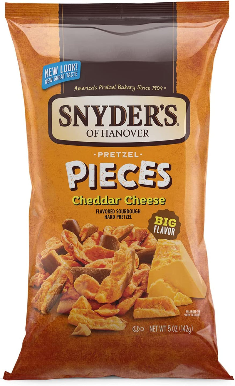 Snyders Pretzel Pieces Cheddar Cheese 141g (5oz) **Expires 10/05/2025**