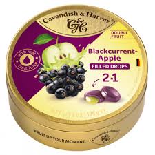Cavendish & Harvey DROPS Duo Fruit Currant filled Apple NK 175g