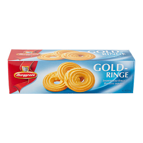 Gold Ringe Butter-Flavoured Shortbread Ring Biscuits 400g