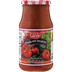 All Joy Sauces Spaghetti Mushroom 485g