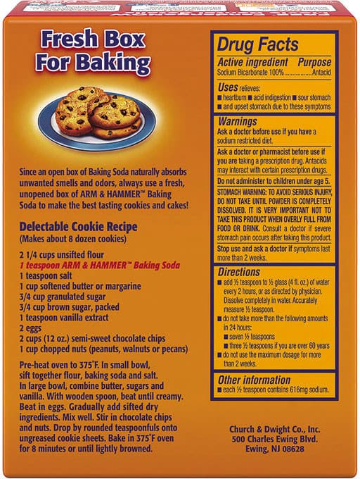Arm & Hammer Pure Baking Soda 227g