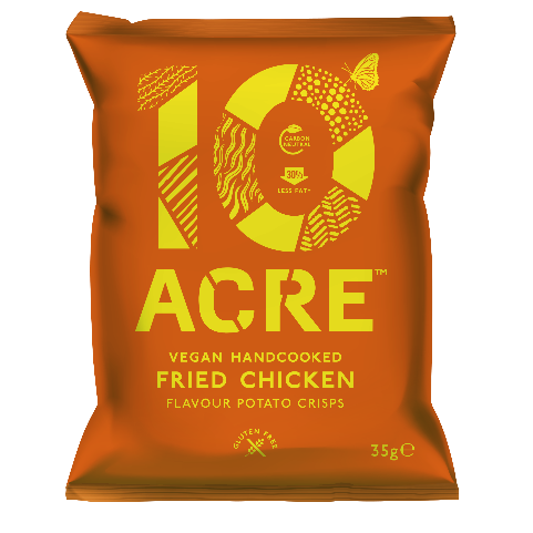 Ten Acre Pack of 20 x 35g SMALL Crisps Fried Chicken