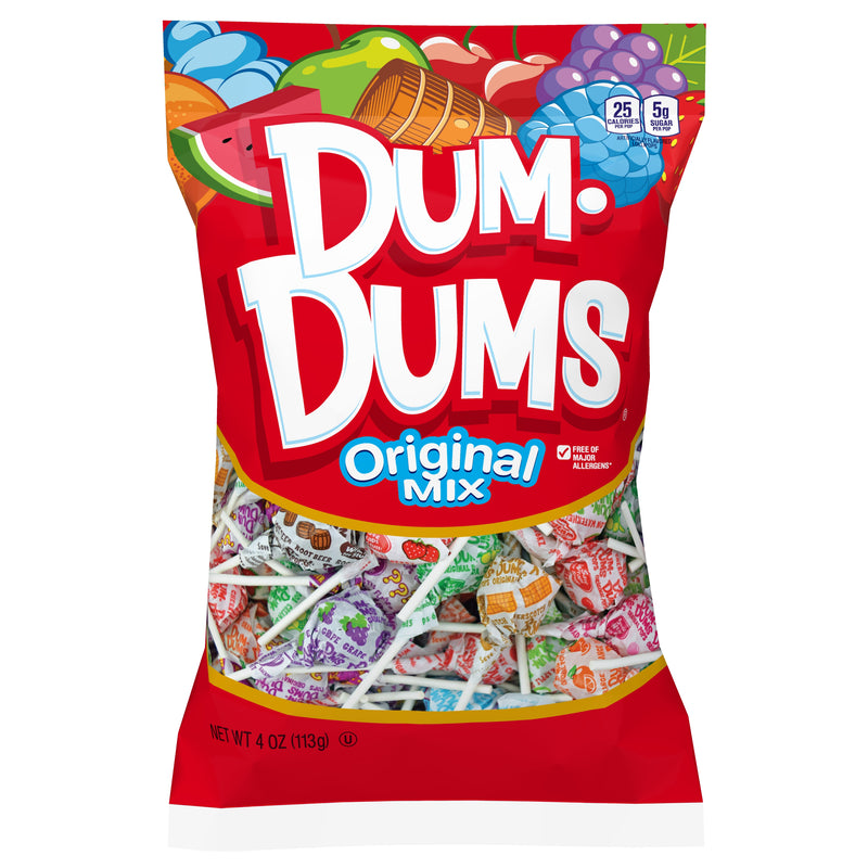 Dum Dums Pops SMALL Original Mix 12 x 99g (3.5oz)