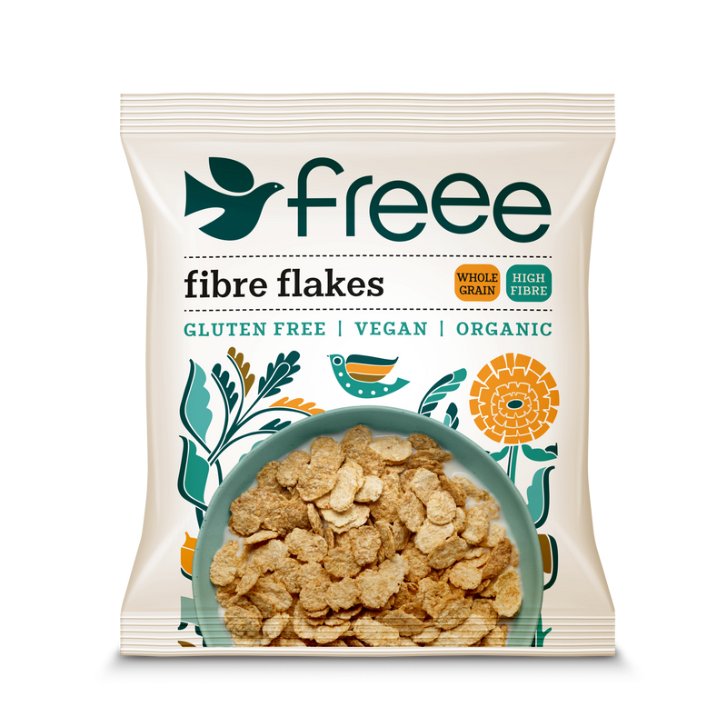 Doves Farm Gluten Free Fibre Flakes (Single Serve 30g)