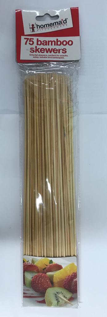 Homemaid - Bamboo Skewers 75Pk