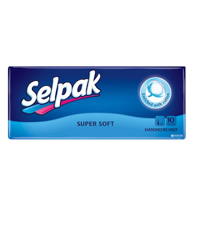 Selpak Hanky 4 Ply 10 pack