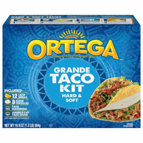 Ortega Grande Taco Dinner Hard & Soft 564g (19.9oz)
