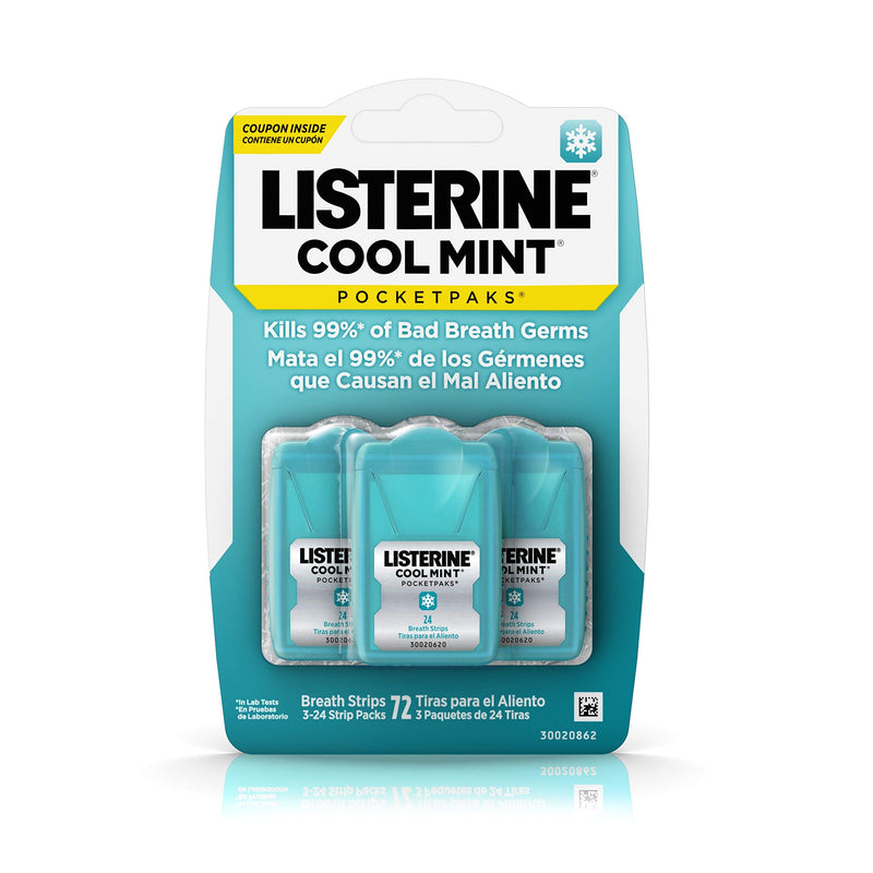 Listerine Cool Mint Pocketpaks 3pk