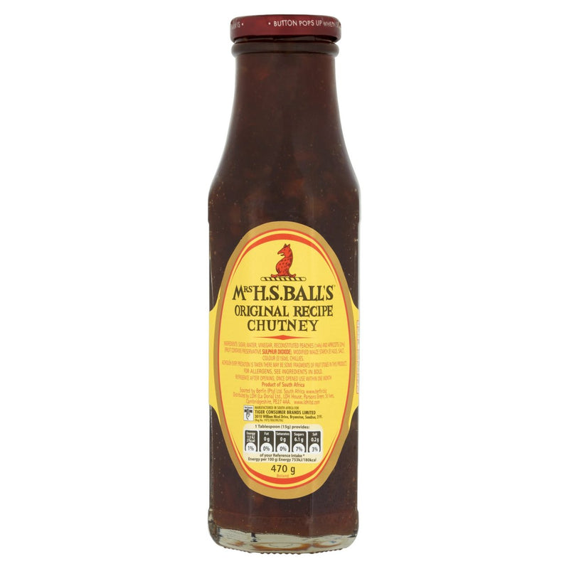 Mrs Balls Chutney Original 470g