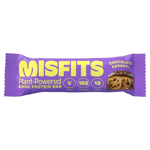 Misfits Choc Caramel Protein Bar 45g