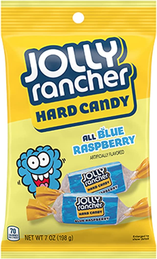 Jolly Rancher Hard Candy Blue Raspberry Peg Bag NK 198g (7oz)
