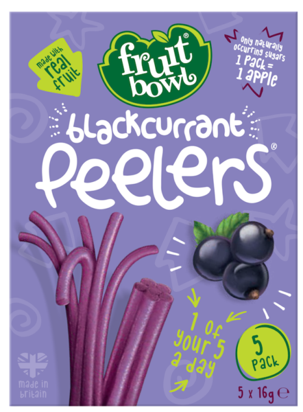 Fruit Bowl Pack of 8 x 5 x 16g Peelers Blackcurrant