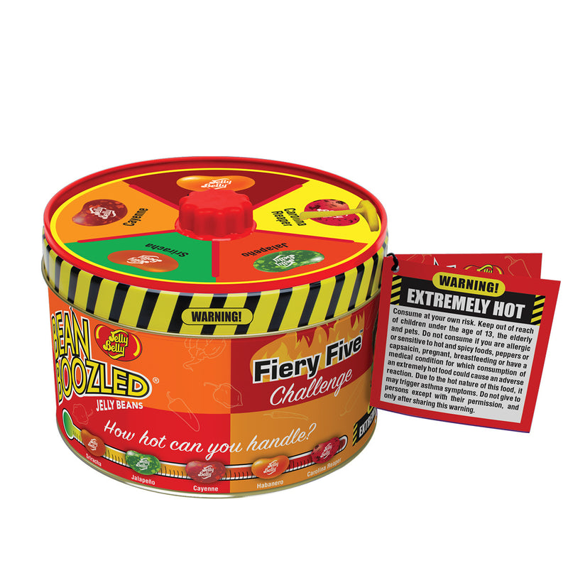Jelly Belly BeanBoozled Flaming Five Spinner Tin 95g