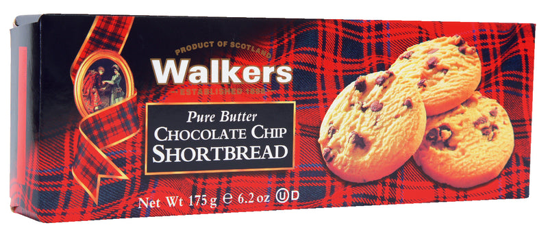 Walkers Chocolate Chip Shortbread 175g P
