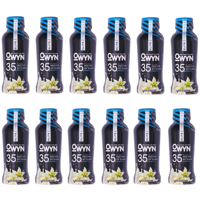OWYN Pack of 12 x 355ml Smooth Vanilla Elite