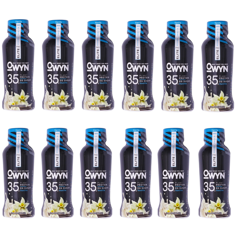 OWYN Pack of 12 x 355ml Smooth Vanilla Elite
