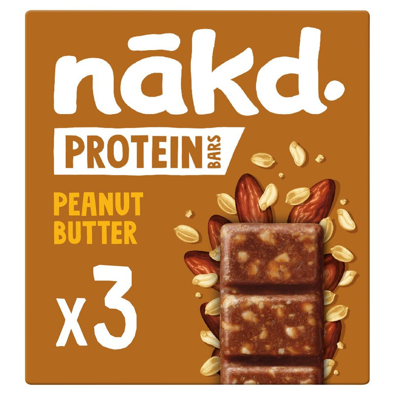 Nakd Bars Protein MULTIPACK Peanut Butter 3 x 45g