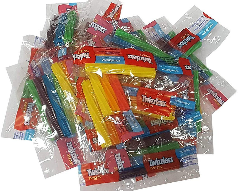Twizzlers Rainbow Twists - Wrapped Candy | Mixed Fruit Flavours  1 kg