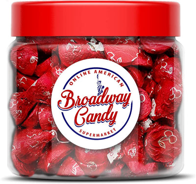 Hershey's Cherry Kisses Jar 600g (Approx. 115 Pieces) by Broadway Candy