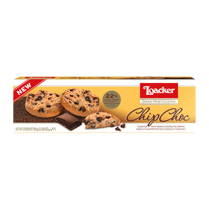 Loacker Gran Pasticceria Chip Choc Biscuits 96g