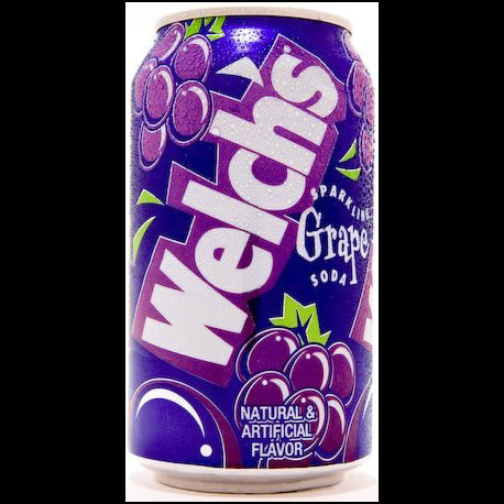 Welchs Pack of 12 x 340ml Grape Soda NK
