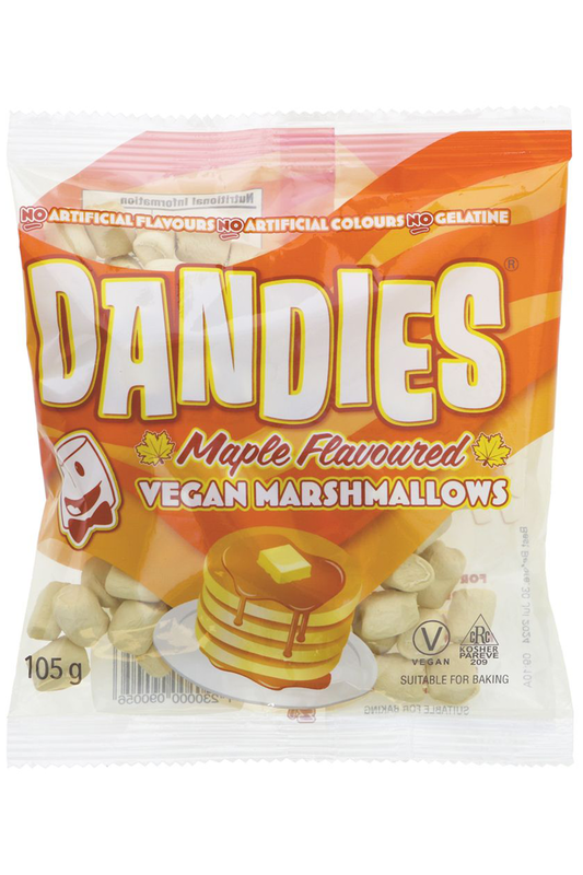 Dandies Maple Flavoured Mini Vegan Marshmallows 105g