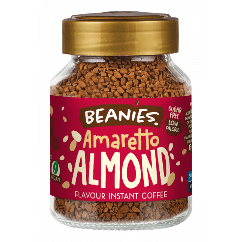 Beanies Amaretto Almond Flavoured Instant Coffee 50g
